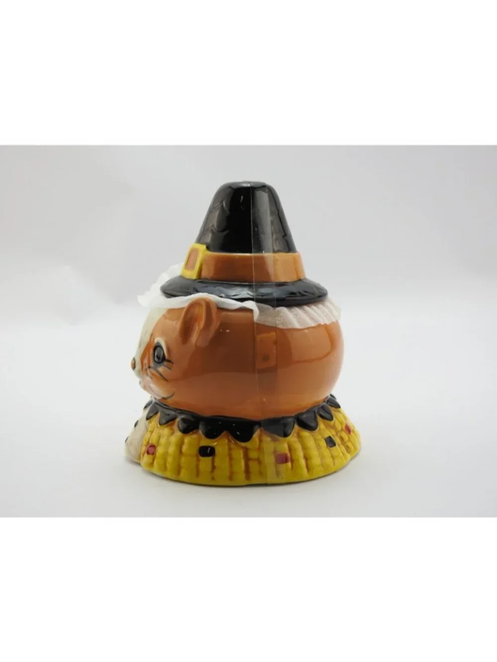 Johanna Parker Fox Witch Hat Ceramic Canister Jar Fall Halloween 6